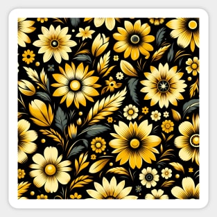 Yellow Flowers Sticker